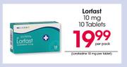 Lorfast 10mg-10 Tablets Per Pack