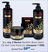 Revlon Realistic Black Seed Oil Hair Care Products-Each