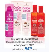 Lee Stafford Professional Hair Care Products-Each