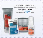 Clicks Hair Rescue Hair Care Products-Each