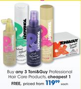 Toni & Guy Professional Hair Care Products-Each
