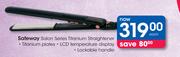 Safeway Salon Series Titanium Straightener-Each