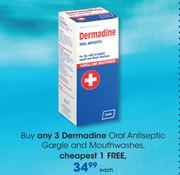 Dermadine Oral Antiseptic Gargle & Mouthwashes-Each