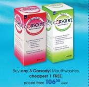 Corsodyl Mouthwashes-Each