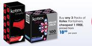 Kotex Pantyliners-Per Pack