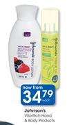Johnson's Vita Rich Hand & Body Products-Each