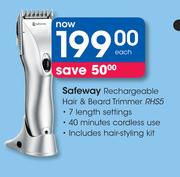 Safeway Rechargeable Hair & Beard Trimmer RHS5-Each