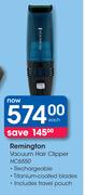 Remington Vacuum Hair Clipper HC6550-Each