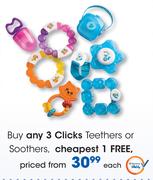 Clicks Teethers Or Soothers-Each