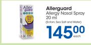 Allerguard Allergy Nasal Spray-20ml Each