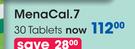 MenaCal.7 30 Tablets-Per Pack