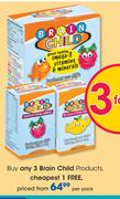 Brain Child Products-Per Pack