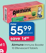 Airmune Immune Booster 10 Effervescent Tablets-Per Pack