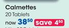 Calmettes 20 Tablets-Per Pack