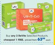 Revite Selected Products-Each