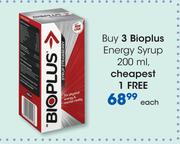 Bioplus Energy Syrup-200ml Each
