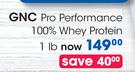 GNC Pro Performance 100% Whey Protein-1 lb Each