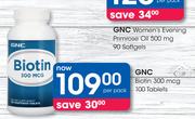 GNC Biotin 300 mcg 100 Tablets-Per Pack