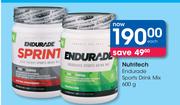 Nutritech Endurade Sports Drink Mix-600g Each