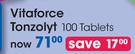 Vitaforce Tonzolyt 100 Tablets-Each