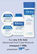 Dr.Sole Advanced Foot Care Products-Each