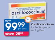  Oscillococcinum For Flu Symptoms Vials-6 x 1g Per Pack