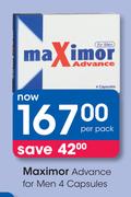 Maximor Advance For Men 4 Capsules-Per Pack