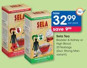 Sela Tea Bladder & Kidney Or High Blood 20 Teabags(Excl.Strong Man Variant)-Per Pack