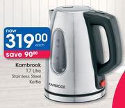 Kambrook 1.7Ltr Stainless Steel Kettle-Each
