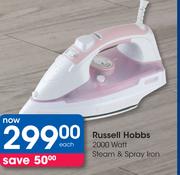 Russell Hobbs 2000 Watt Steam & Spray Iron-Each