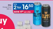 Elite Energy Drink-2 x 500ml