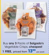 Salgado's Vegetable Crisps-Per Pack