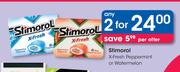Stimorol X-Fresh Peppermint Or Watermelon-For 2