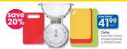 Clicks Food Prep Kitchen Chopping Boards Or Kitchen Scales-Each