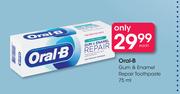Oral-B Gum & Enamel Repair Toothpaste-75ml Each