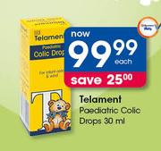 Telament Paedeatric Colic Drops-30ml Each