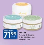 Oh-Lief Natural And Organic Baby Toiletries And Mother Care-Each