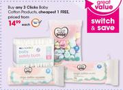 Clicks Baby Cotton Products-Each