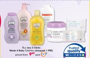 Clicks Made 4 Baby Toiletries-Each