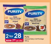Purity Mabele Baby's Soft Porridge-2x350g Per Offer