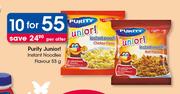 Purity Junior! Instant Noodles Flavour-10x53g Per Offer