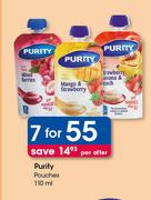 Purity Pouches-7x110ml Per Offer
