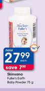 Skinsano Fuller's Earth Baby Powder-75g Each