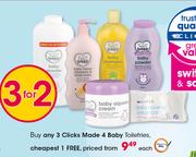Clicks Made 4 Baby Toiletries-Each