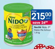 Nestle Nido 3+ Prebio Pre School-1.8kg Each