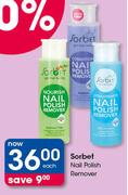 Sorbet Nail Polish Remover-Each