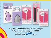 Sorbet Beauty Tools, Sponges & Applicators-Each