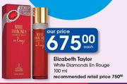 Elizabeth Taylor White Diamonds en Rouge-100ml Each