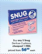 Snug Denture Cushions-Each