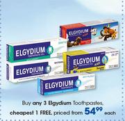 Elgydium Toothpastes-Each